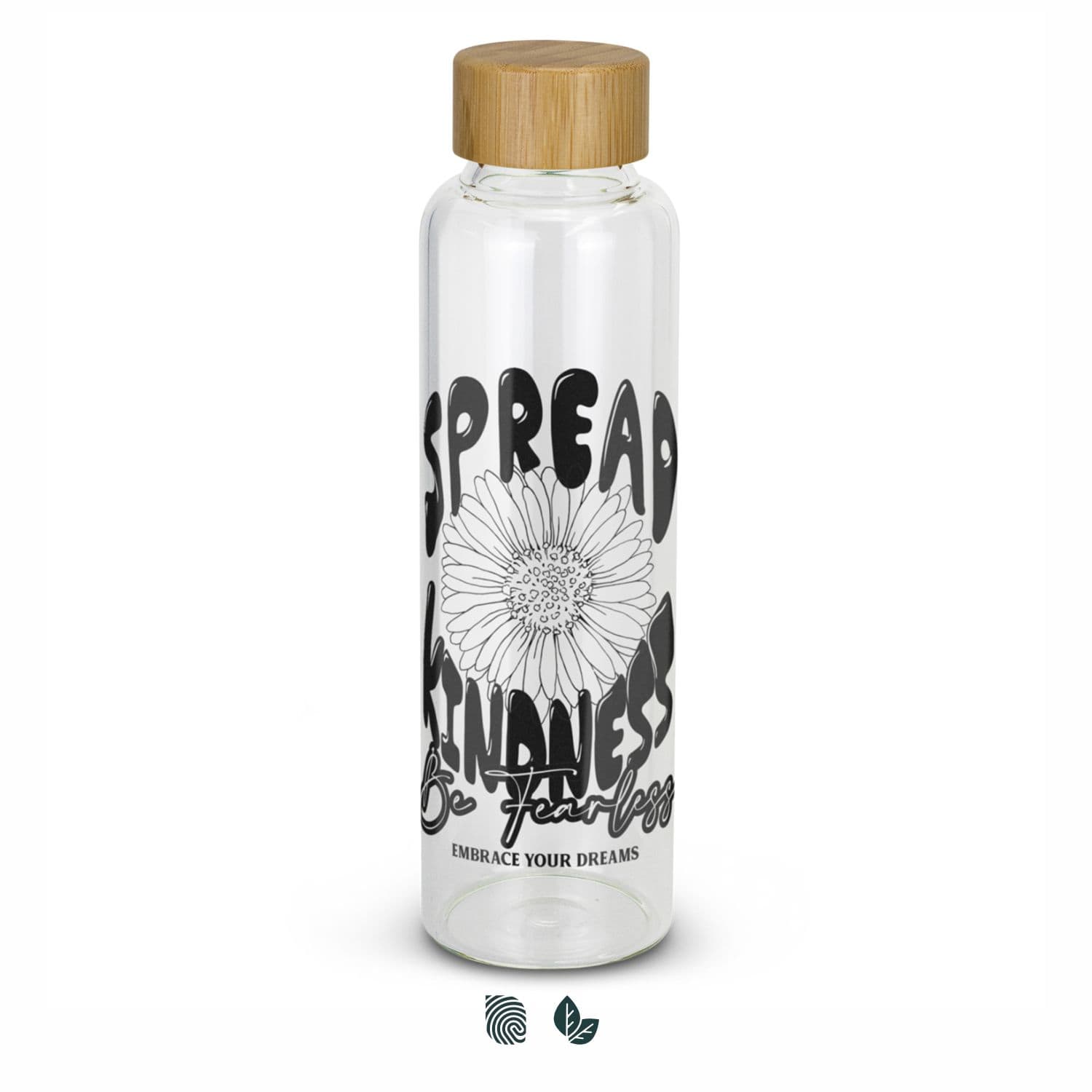 Eden Glass Bottle Bamboo Lid [3-121800]