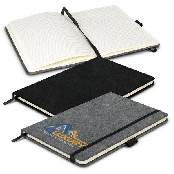 RPET Felt Hard Cover Notebook [3-121842]