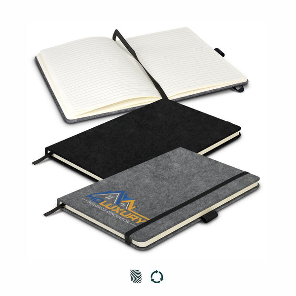 RPET Felt Hard Cover Notebook [3-121842]
