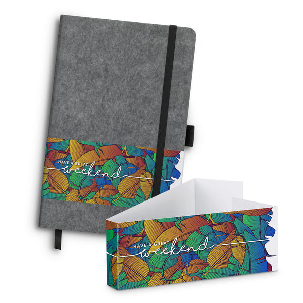RPET Felt Hard Cover Notebook [3-121842]