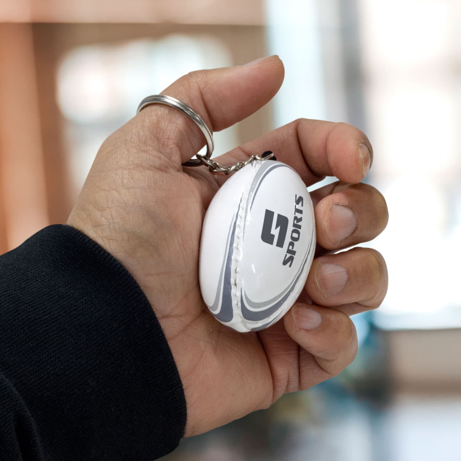 Rugby Ball Key Ring [3-121978]