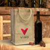 Jute Four Bottle Wine Carrier [3-121997]