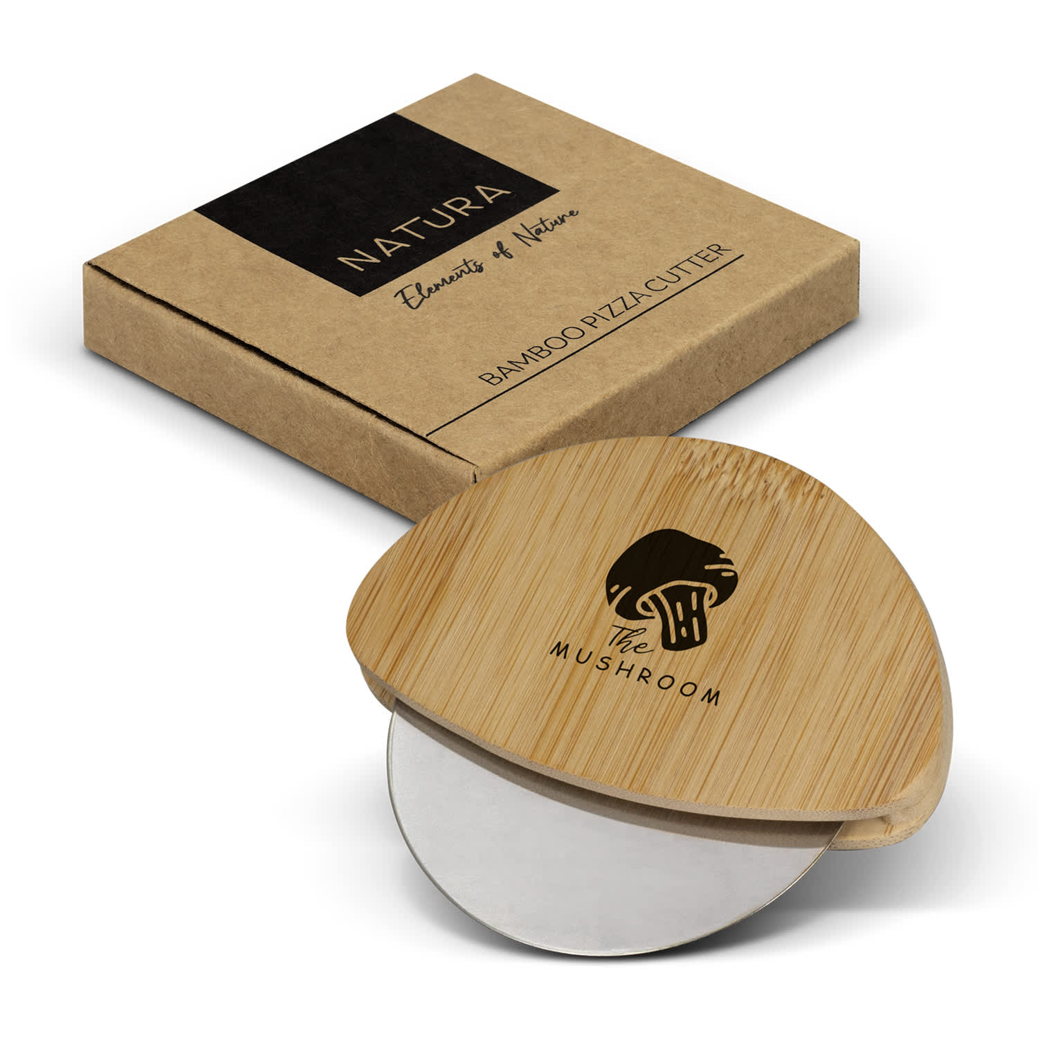 NATURA Bamboo Pizza Cutter [3-122269]