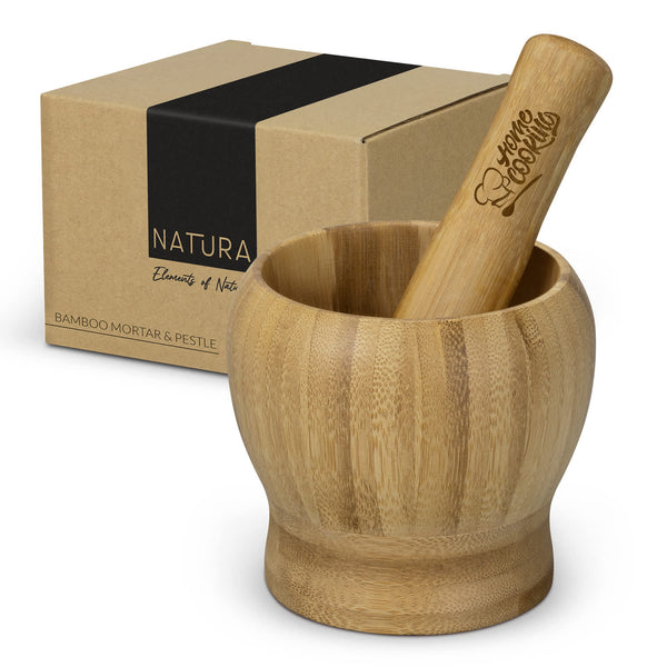 NATURA Bamboo Mortar and Pestle [3-122271]