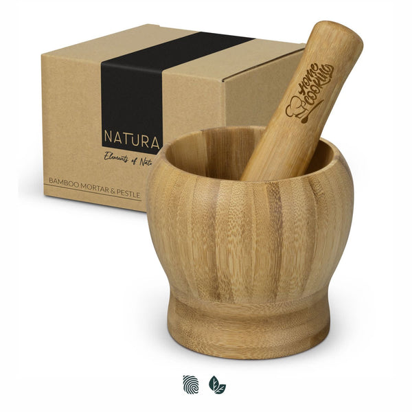 NATURA Bamboo Mortar and Pestle [3-122271]