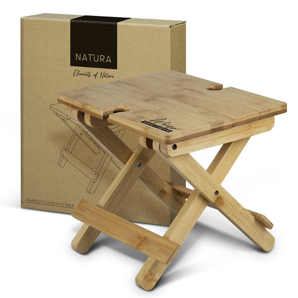 NATURA Bamboo Folding Wine Table [3-122273]