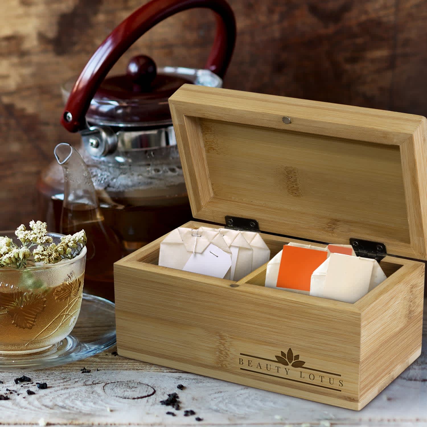 NATURA Bamboo Tea Box [3-122277]