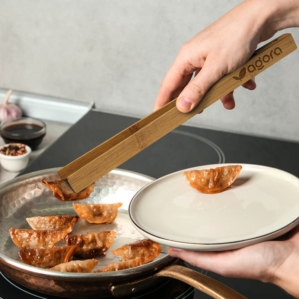 NATURA Bamboo Serving Tongs [3-122279]