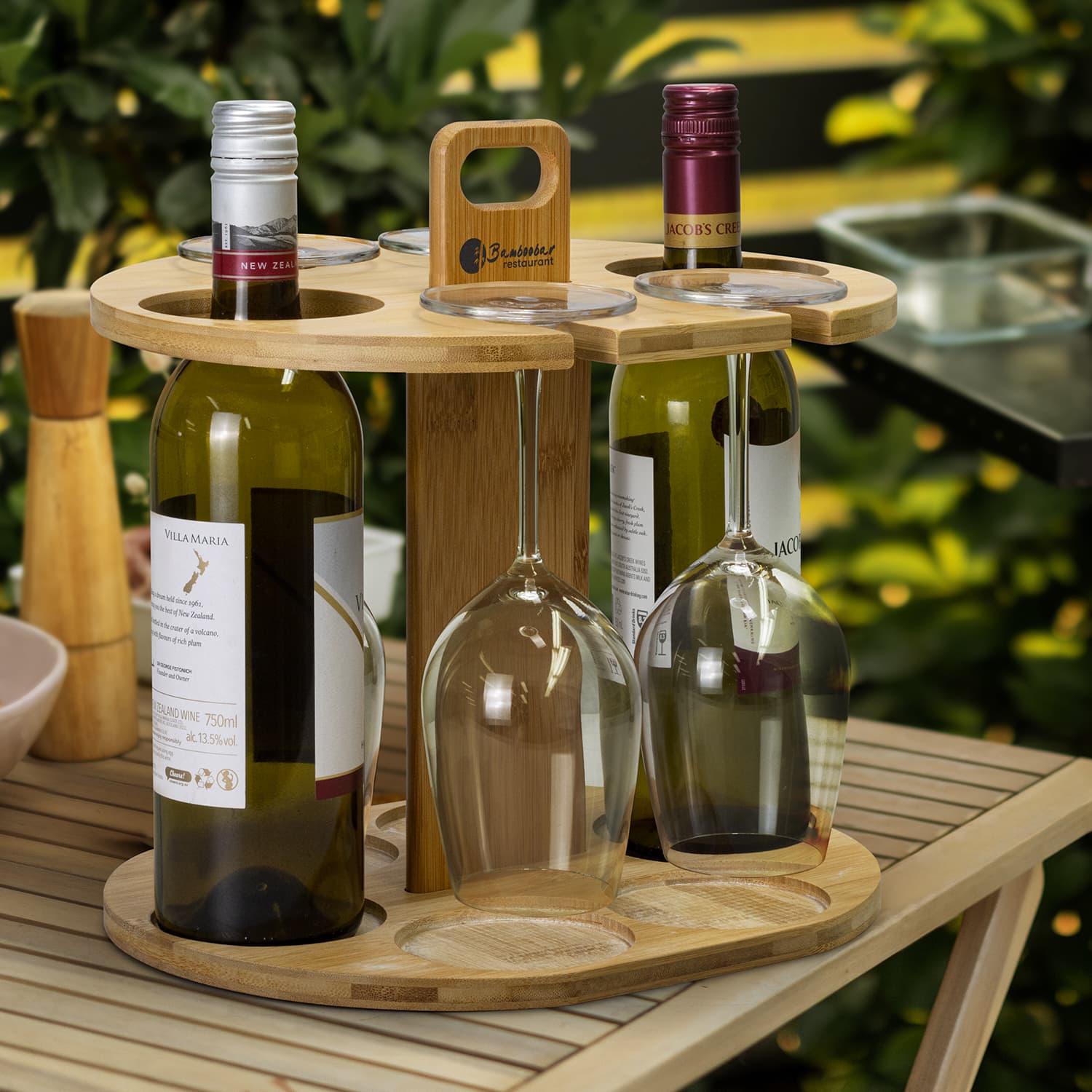 Bamboo Wine Rack [3-122280]