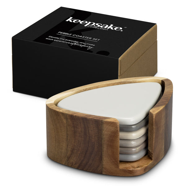 Keepsake Pebble Coaster Set [3-122314]