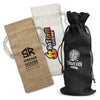 Jute Wine Drawstring Bag [3-122387]