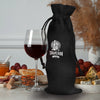 Jute Wine Drawstring Bag [3-122387]