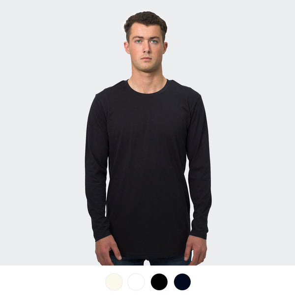 TRENDSWEAR Harlow Mens Long Sleeve Crew [3-122458]
