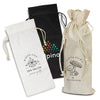 Cotton Wine Drawstring Bag [3-123019]