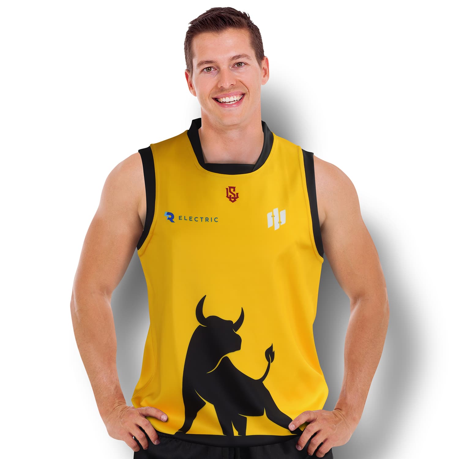 Custom Mens AFL Top [3-123335]