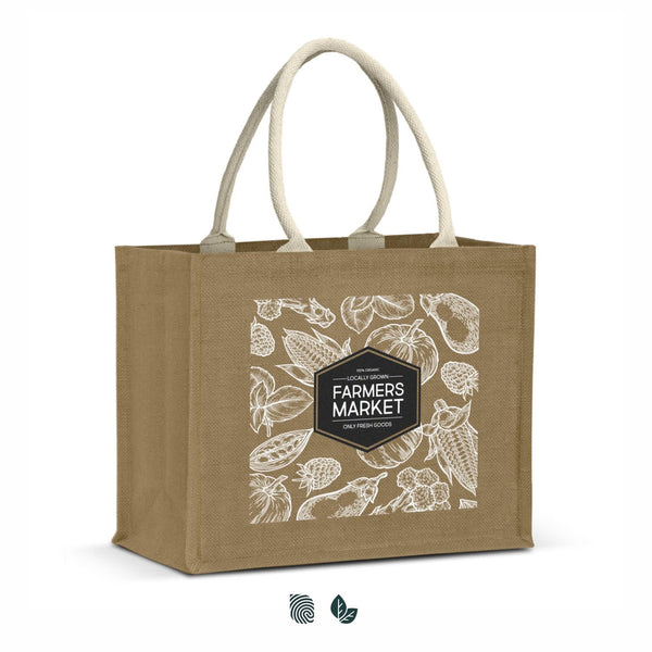 Torino Starch Jute Tote Bag [3-123581]