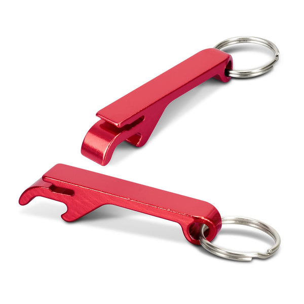 Snappy Metal Bottle Opener Key Ring [3-123584]