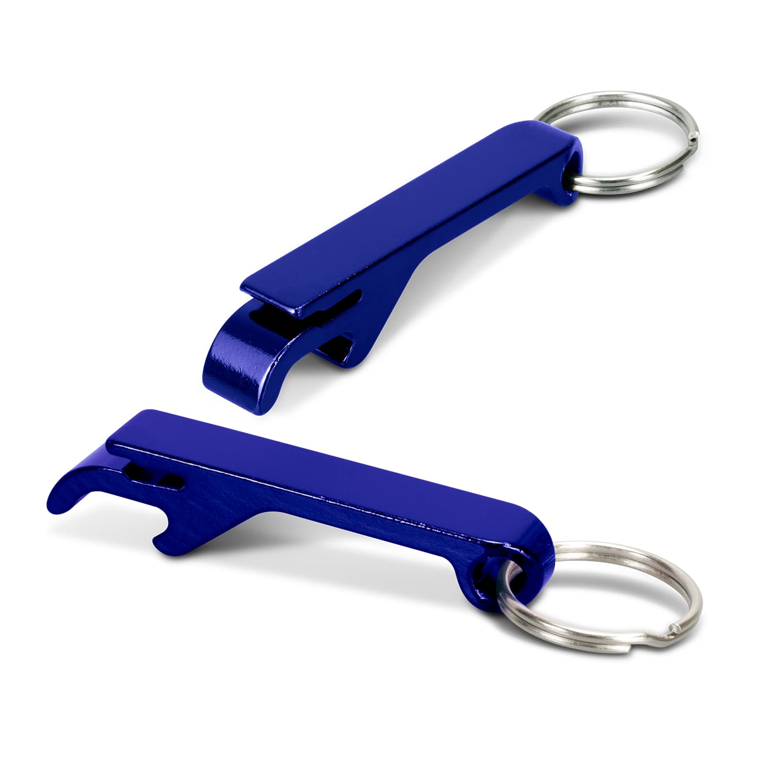 Snappy Metal Bottle Opener Key Ring [3-123584]