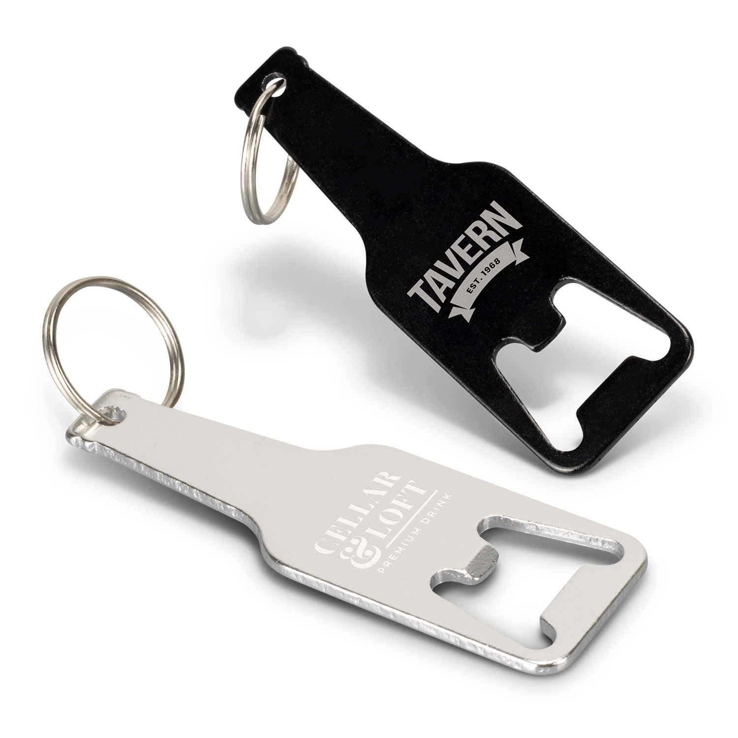 Beverage Bottle Opener Key Ring [3-123586]