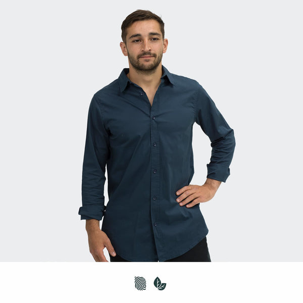 TRENDSWEAR Parker Mens Poplin Shirt [3-123607]