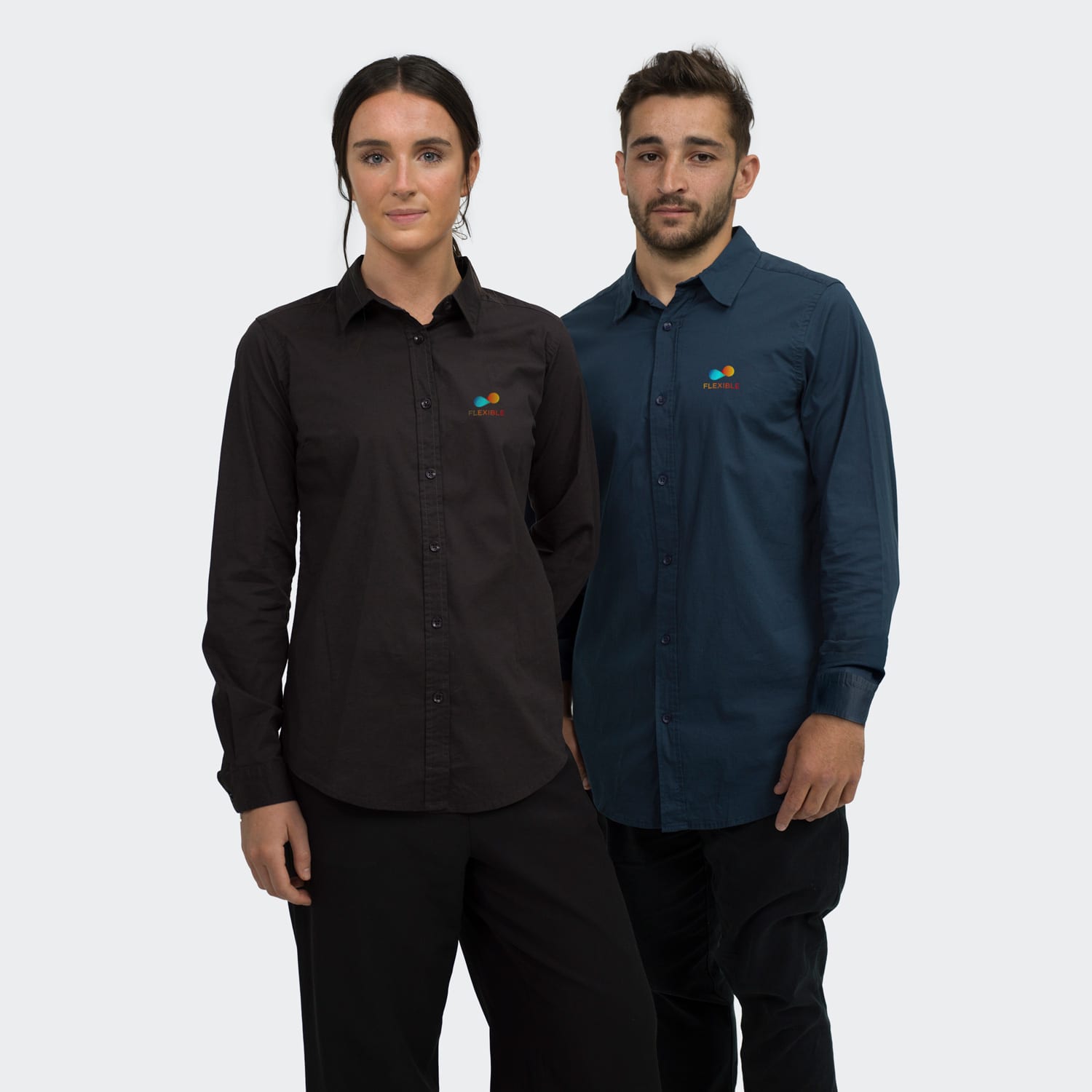 TRENDSWEAR Parker Mens Poplin Shirt [3-123607]