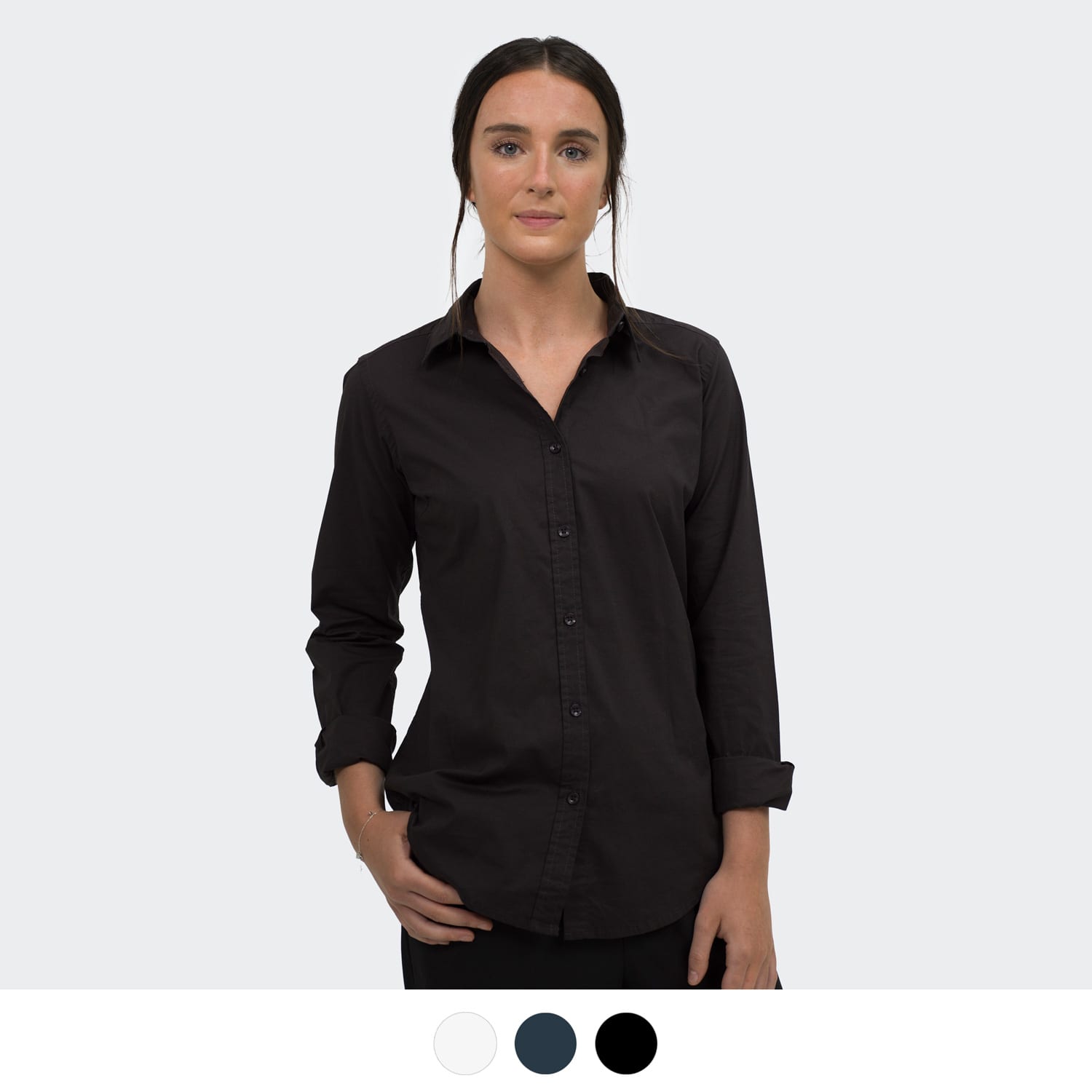 TRENDSWEAR Parker Womens Poplin Shirt [3-123608]