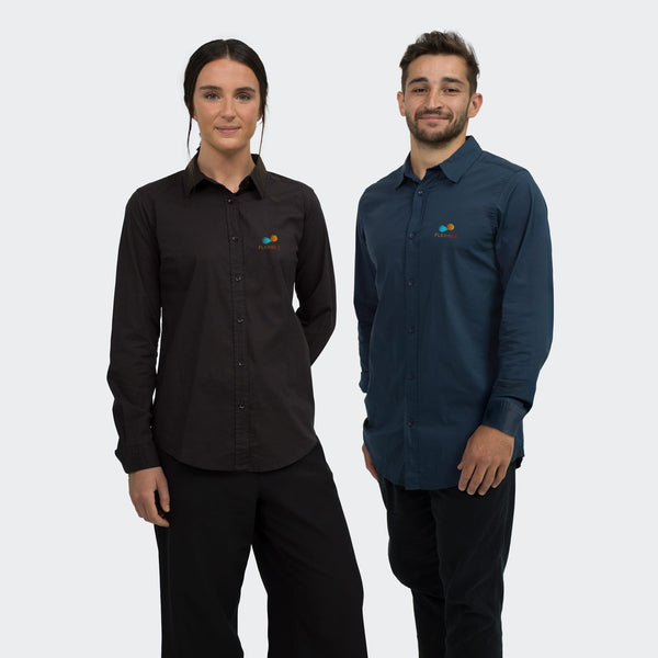TRENDSWEAR Parker Womens Poplin Shirt [3-123608]