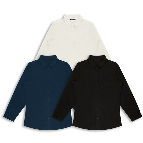 TRENDSWEAR Parker Womens Poplin Shirt [3-123608]