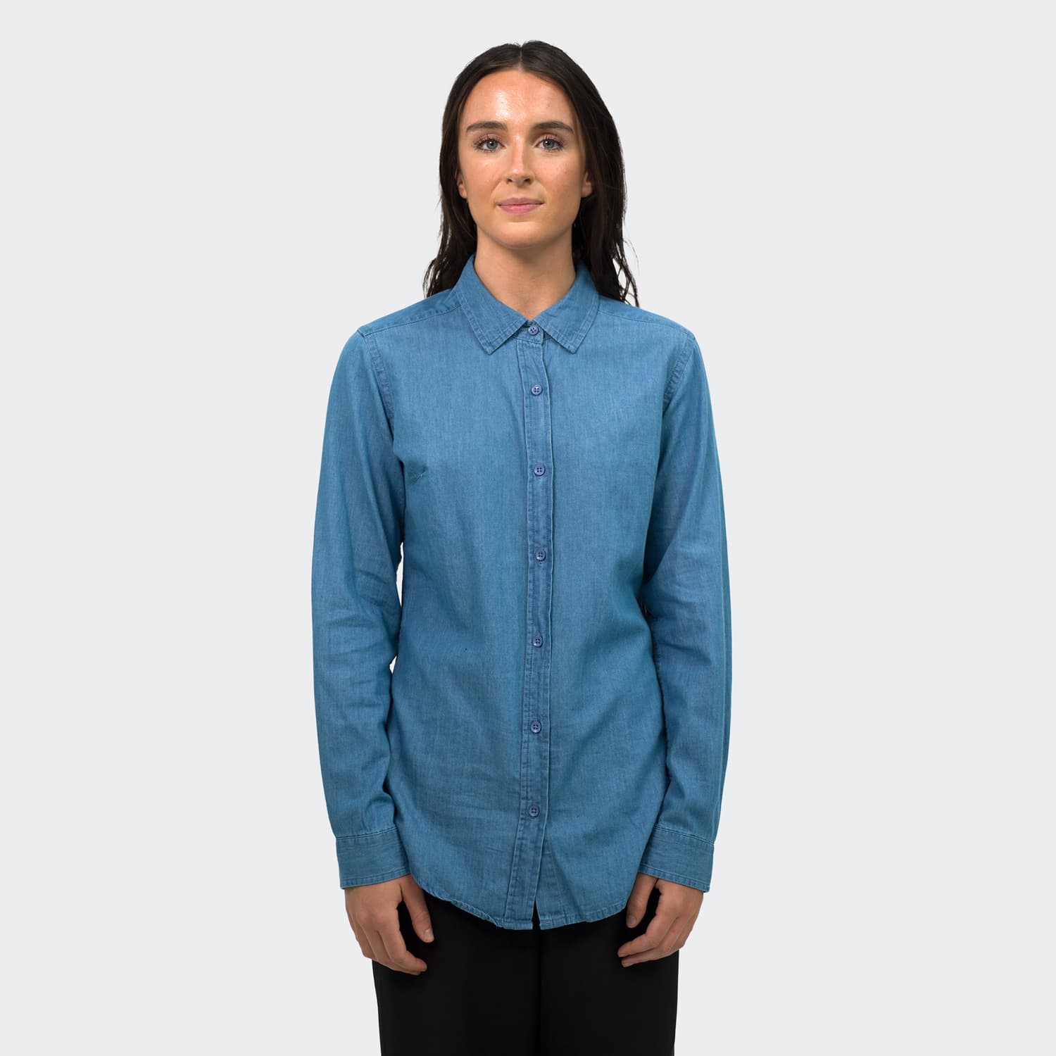 TRENDSWEAR Chester Womens Denim Shirt [3-123610]