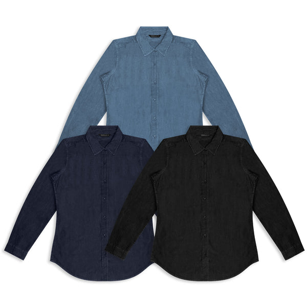 TRENDSWEAR Chester Womens Denim Shirt [3-123610]