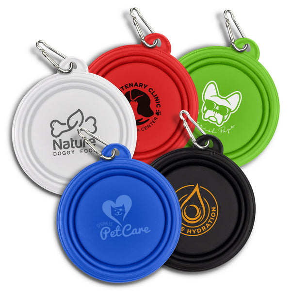 Silicone Collapsible Pet Bowl [3-123710]