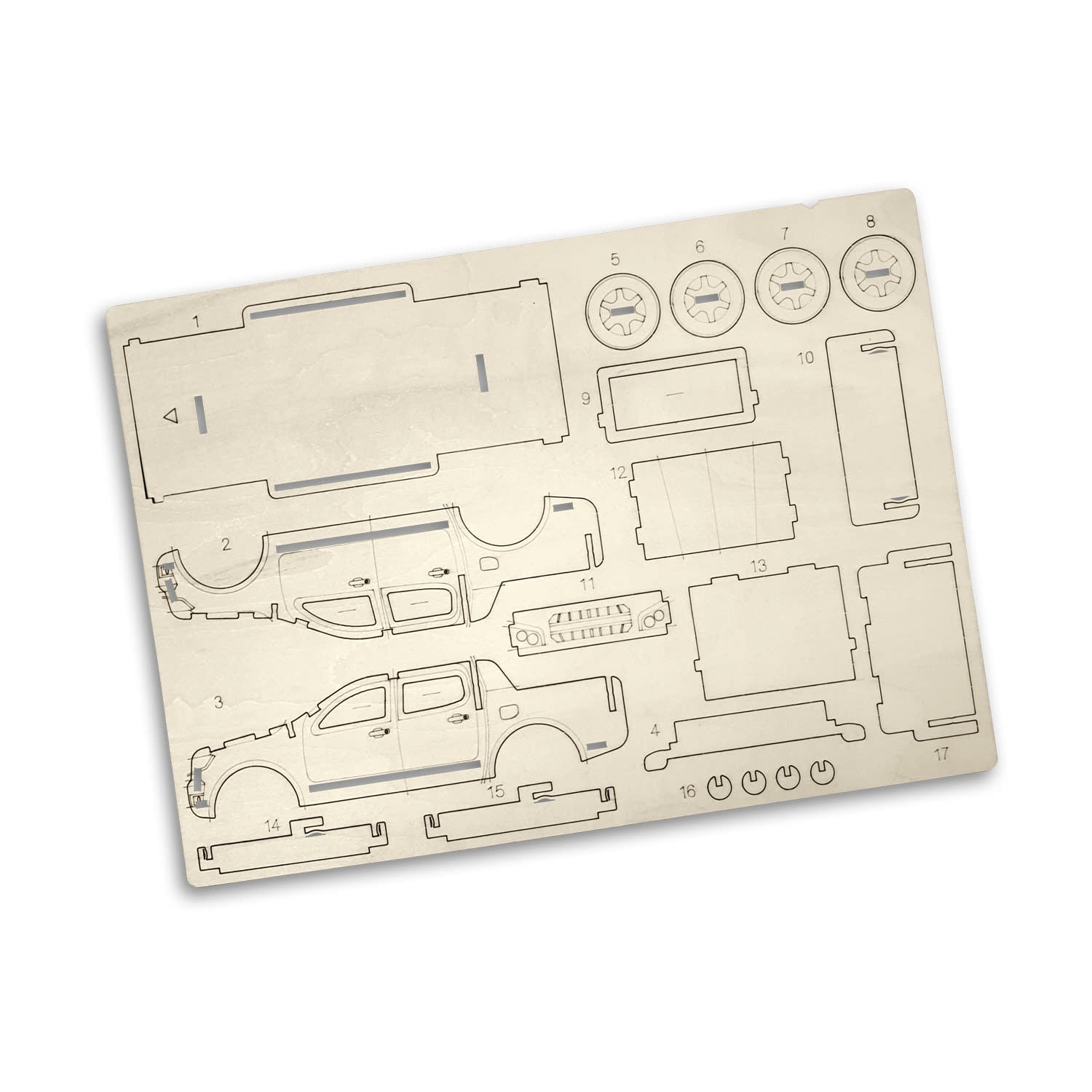 BRANDCRAFT UTE Wooden Model [3-124027]