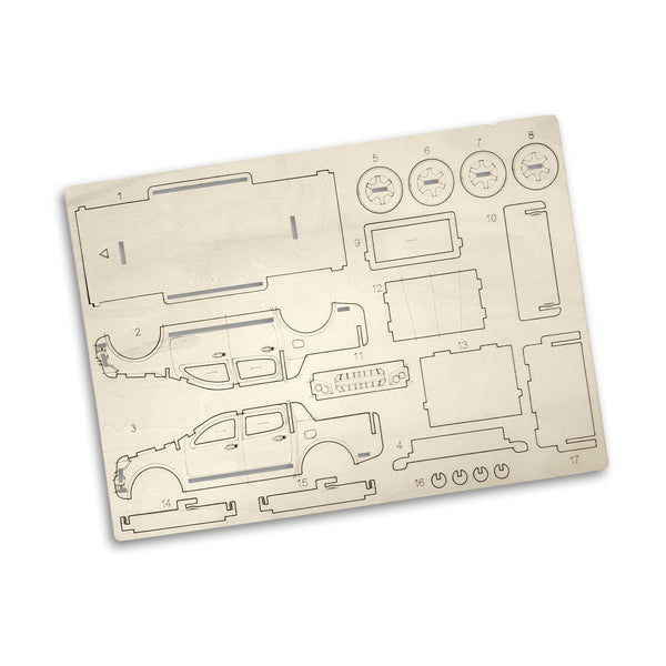 BRANDCRAFT UTE Wooden Model [3-124027]