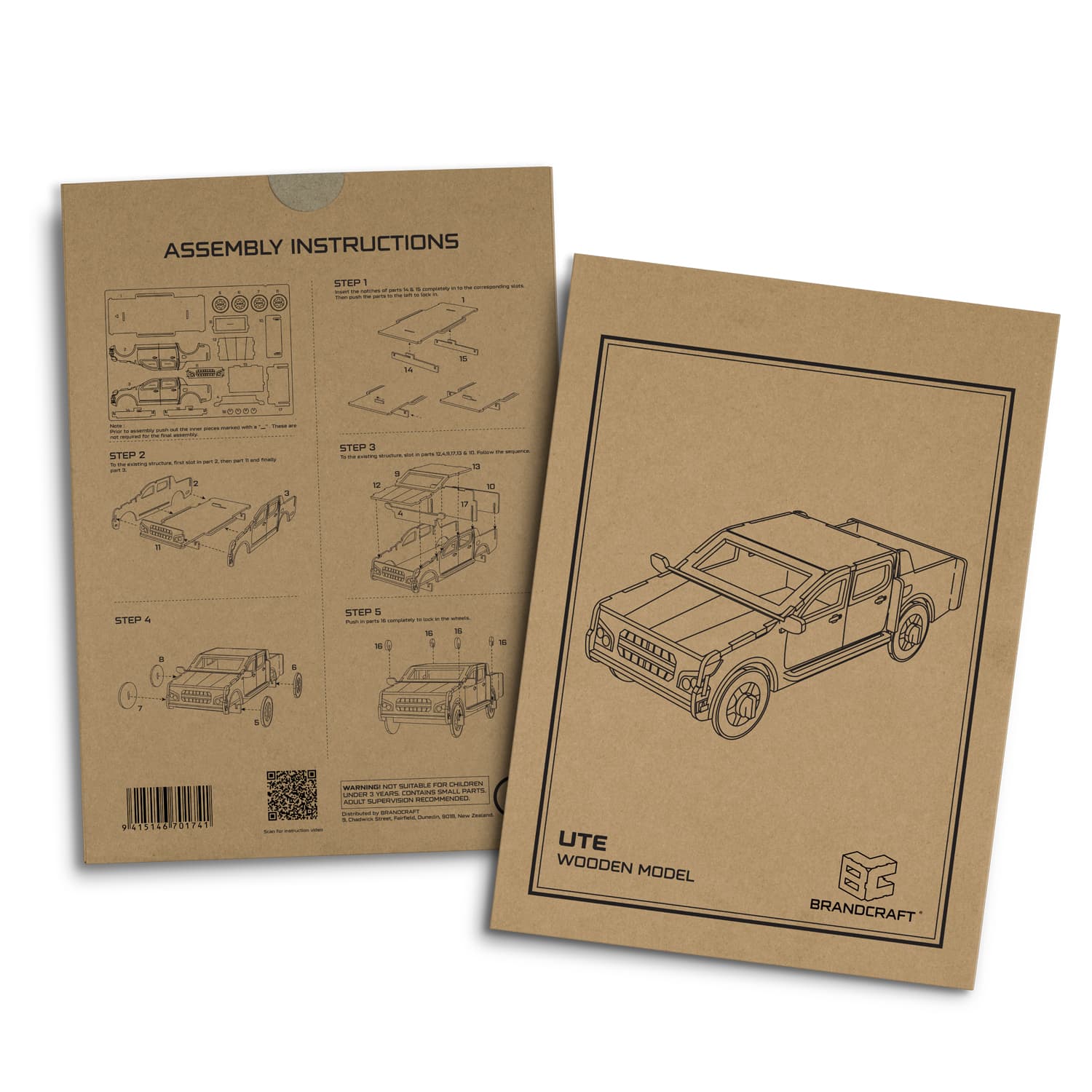 BRANDCRAFT UTE Wooden Model [3-124027]