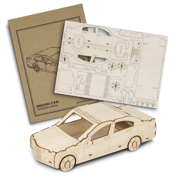 BRANDCRAFT Sedan Car Wooden Model [3-124030]