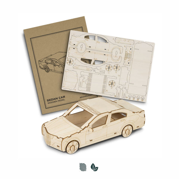 BRANDCRAFT Sedan Car Wooden Model [3-124030]
