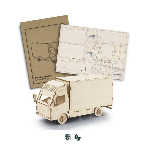 BRANDCRAFT Small Truck Wooden Model [3-124032]
