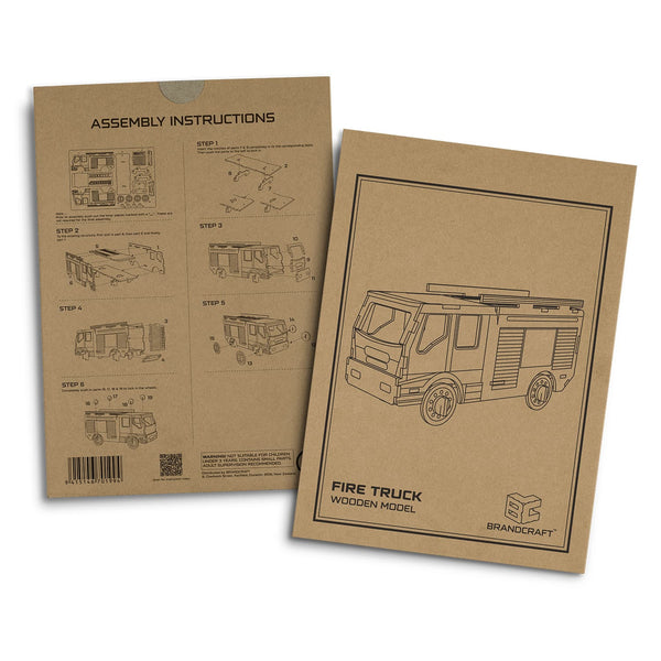 BRANDCRAFT Fire Truck Wooden Model [3-124034]