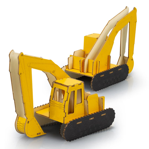 BRANDCRAFT Excavator Wooden Model [3-124035]