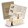 BRANDCRAFT Bulldozer Wooden Model [3-124036]