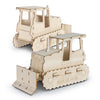 BRANDCRAFT Bulldozer Wooden Model [3-124036]