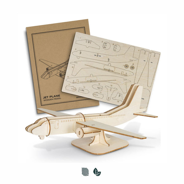 BRANDCRAFT Jet Plane Wooden Model [3-124039]