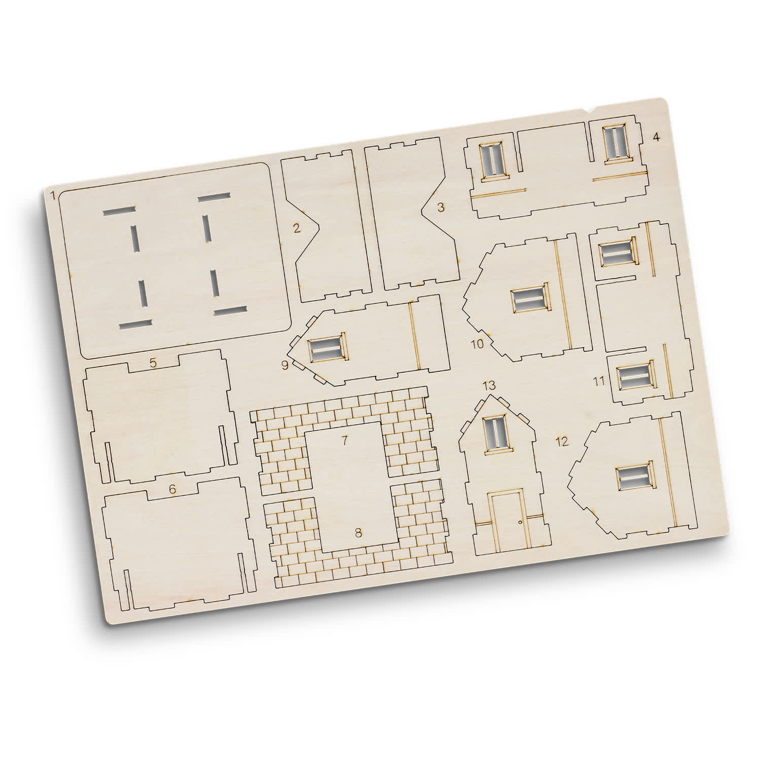 BRANDCRAFT House Wooden Model [3-124041]