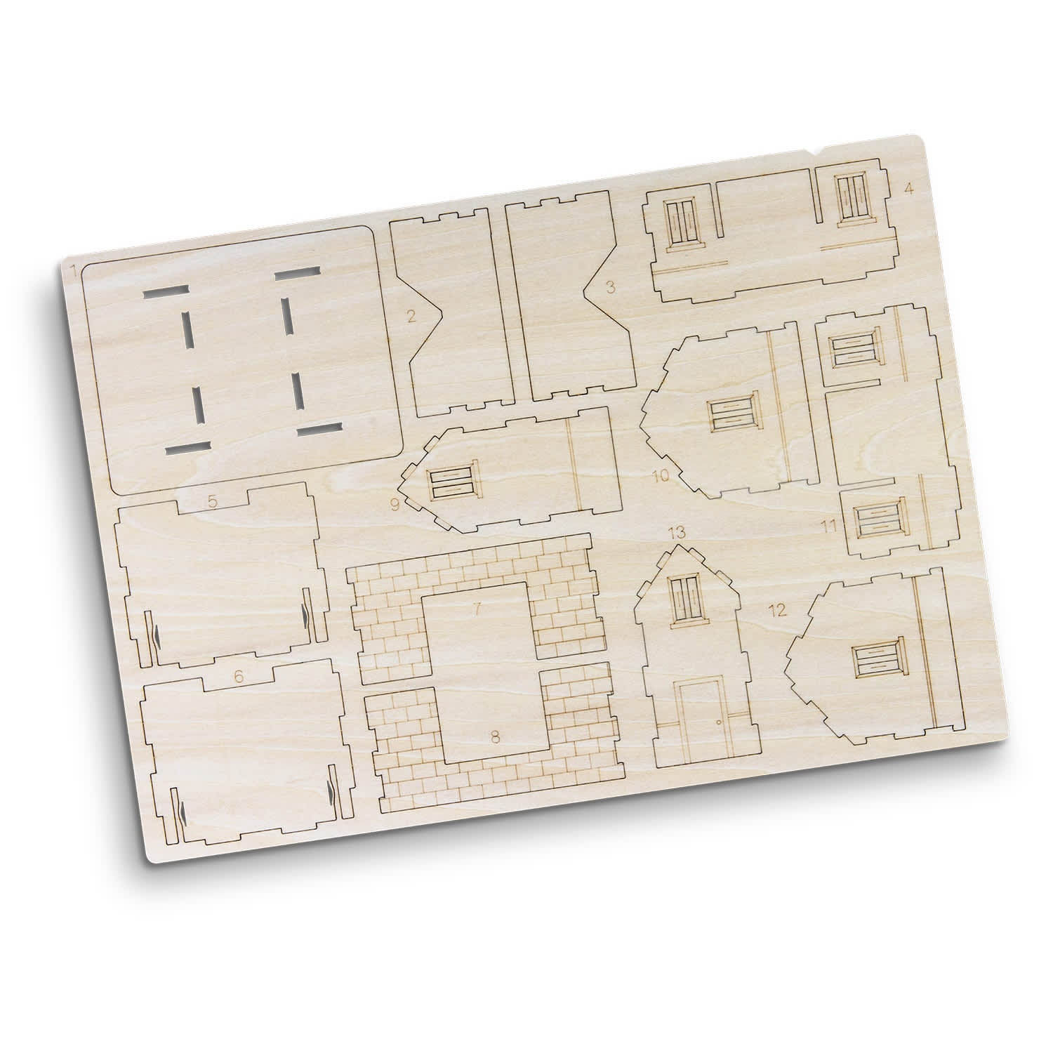 BRANDCRAFT House Wooden Model [3-124041]