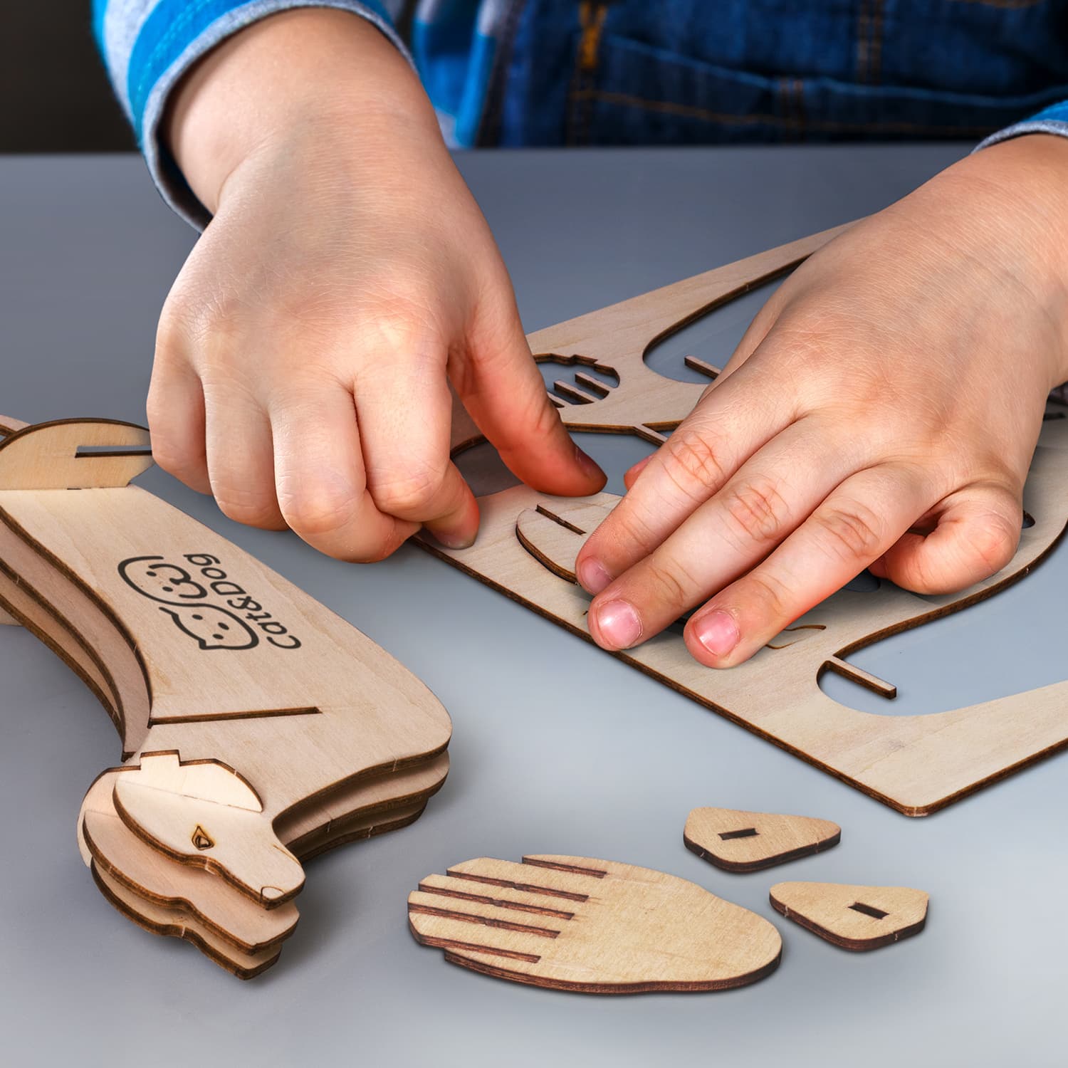 BRANDCRAFT Dog Wooden Model [3-124042]