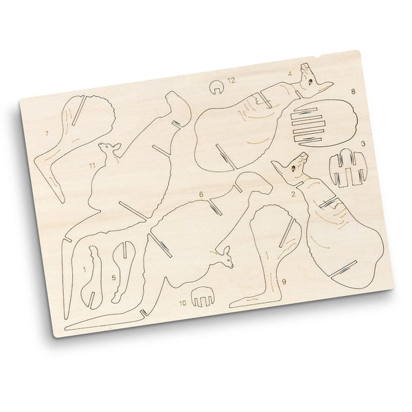 BRANDCRAFT Kangaroo Wooden Model [3-124044]