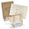 BRANDCRAFT Cow Wooden Model [3-124047]