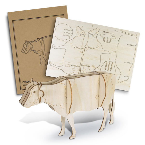 BRANDCRAFT Cow Wooden Model [3-124047]