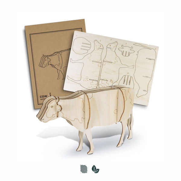 BRANDCRAFT Cow Wooden Model [3-124047]