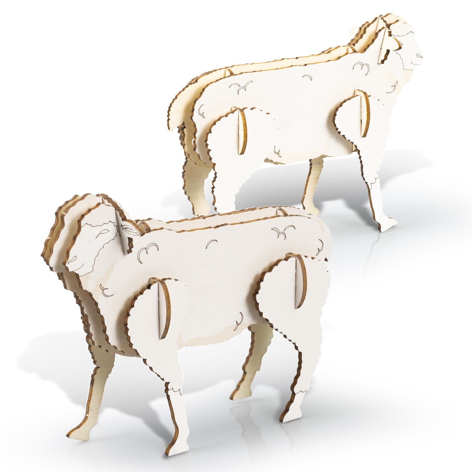 BRANDCRAFT Sheep Wooden Model [3-124048]